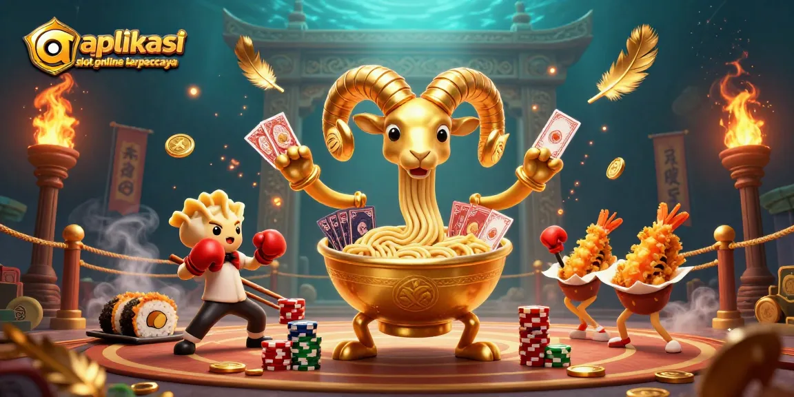 Experience excitement with aplikasi slot online terpercaya in a vibrant casino scene featuring engaging characters and action.