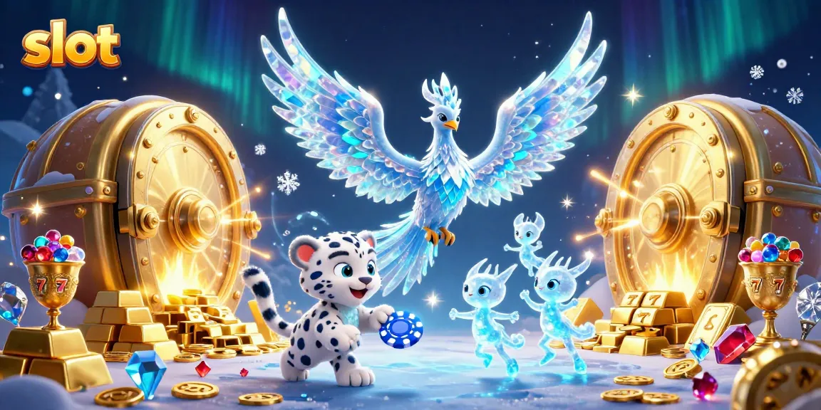 Engage with our slot adventure featuring vibrant characters and dynamic elements in a thrilling casino scene.