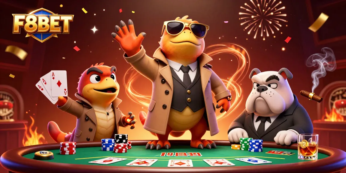 Experience the thrilling F8BET casino adventure with raptors in disguise at the VIP lounge.