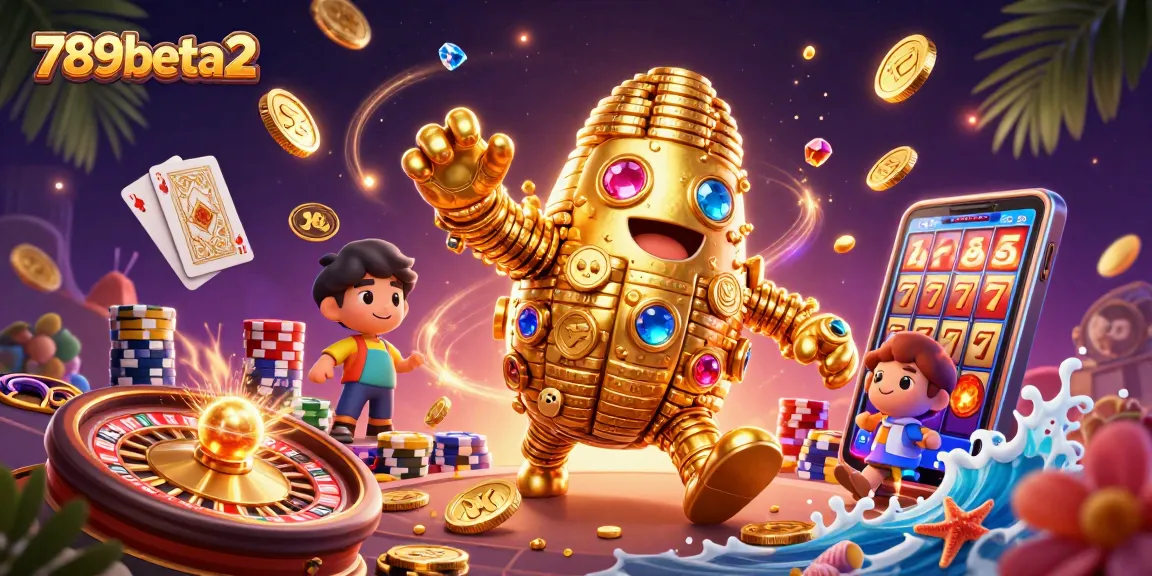 Engage with thrilling casino adventures at 789beta2, featuring dynamic characters and sparkling game elements.