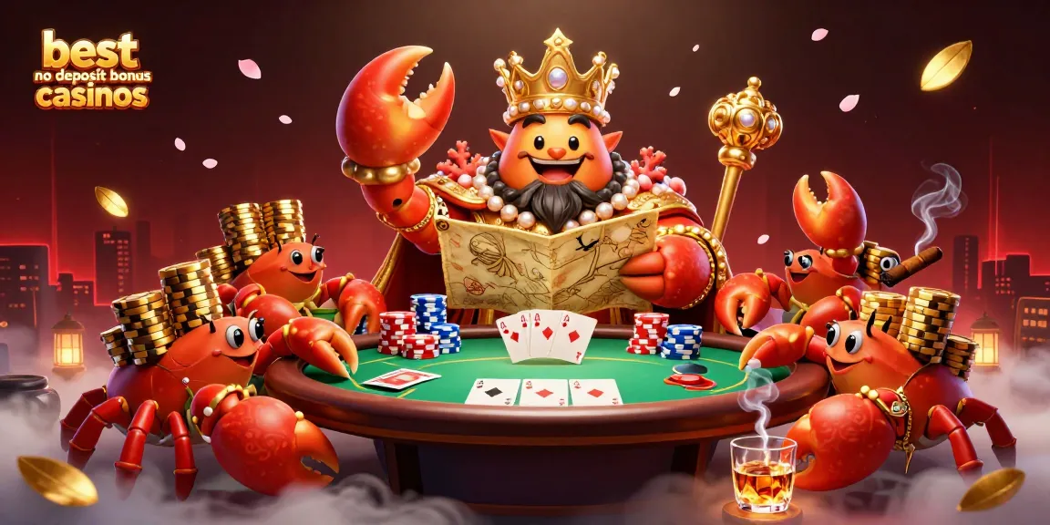 Engage in thrilling gameplay at the best no deposit bonus casinos with colorful poker setups and lively gaming elements.