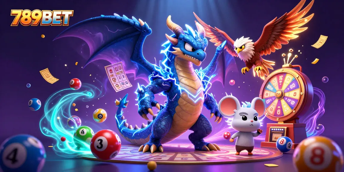 Enjoy the excitement of 789BET with dynamic lottery elements and engaging characters in a colorful casino scene.