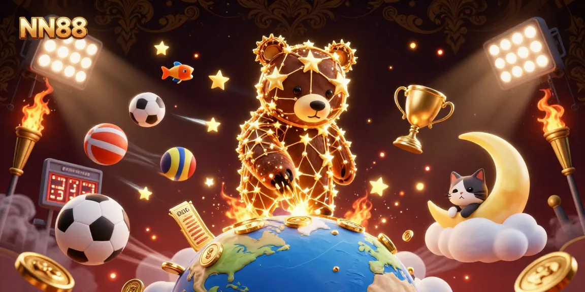 Win big with NN88, the dazzling online casino featuring vibrant game illustrations.