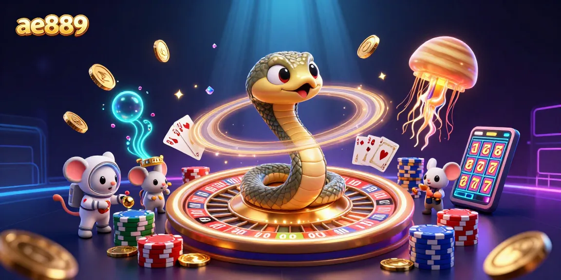 ae889 players bet on a galactic roulette wheel with a cosmic dealer in a thrilling casino scene.