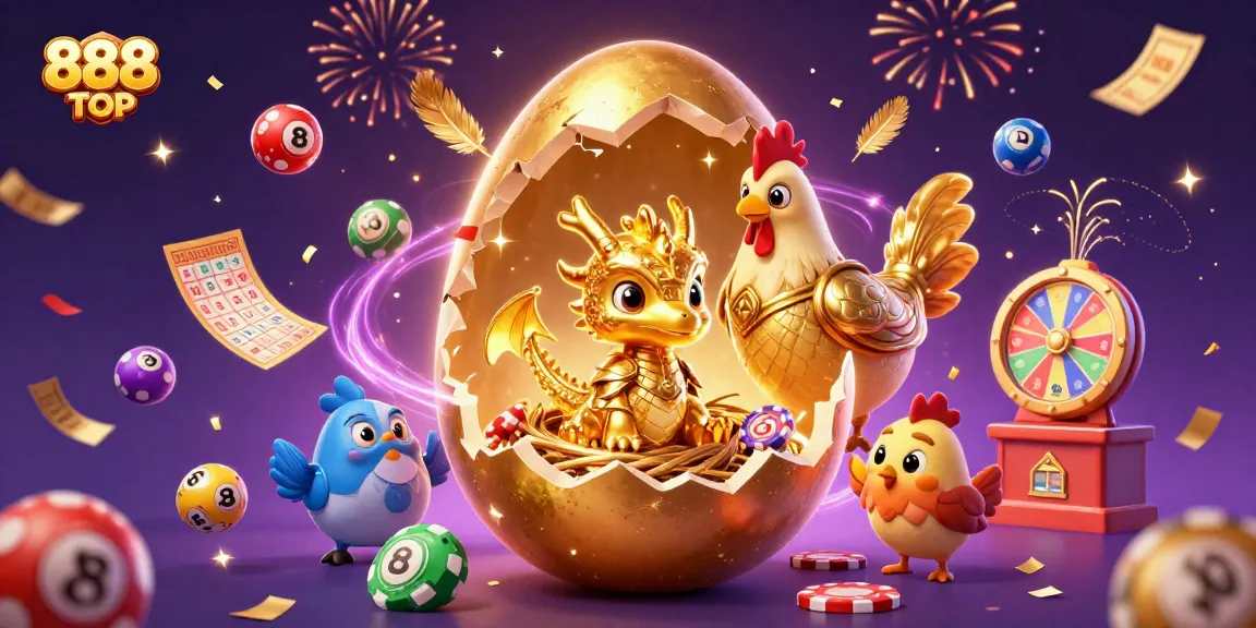 Win big with 888TOP by catching exciting prizes from a colorful celestial lottery scene.