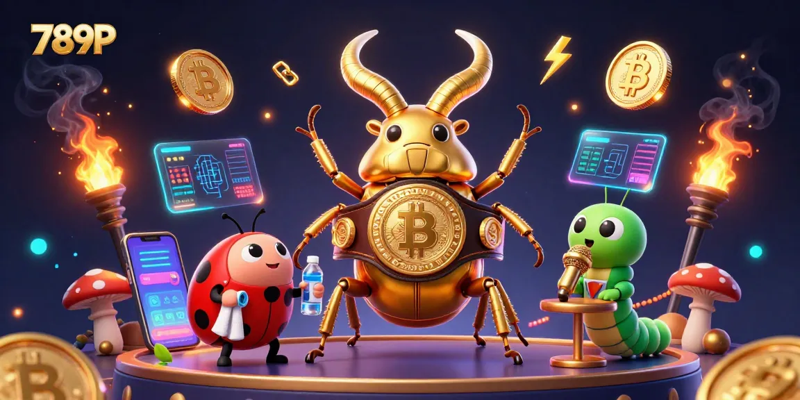 Engage with the thrilling world of 789P casino adventures featuring a giant golden beetle in a boxing ring.